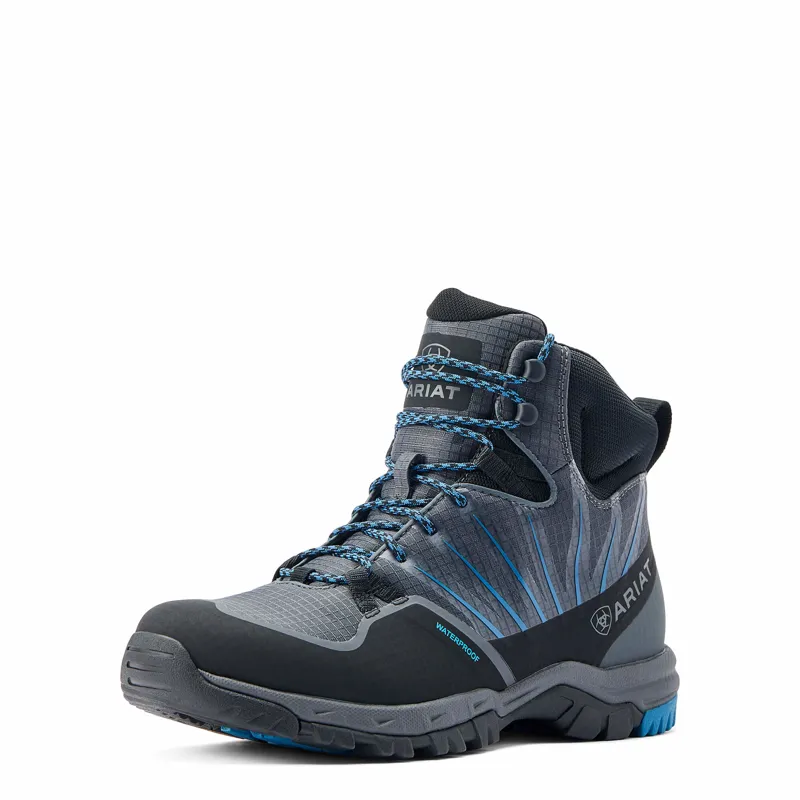 Ariat Mens Skyline Solaris H20 Boots Grey/Saphire